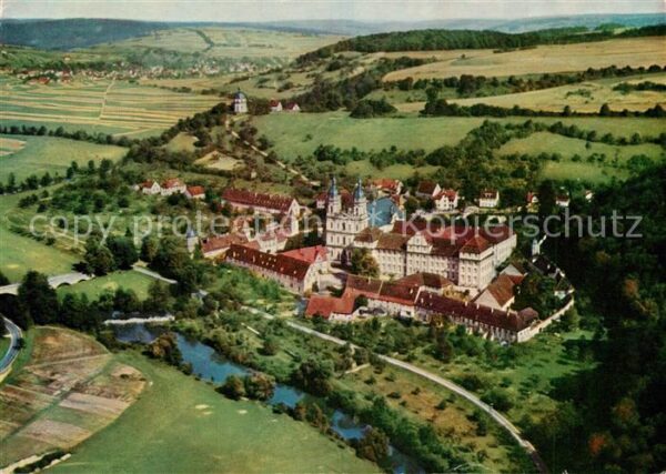Schoental Jagst Kloster Schöntal Fliegeraufnahme