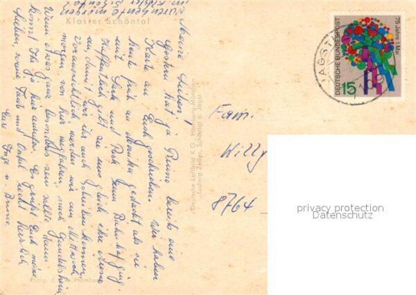 Schoental Jagst Kloster Schöntal Fliegeraufnahme – Bild 2