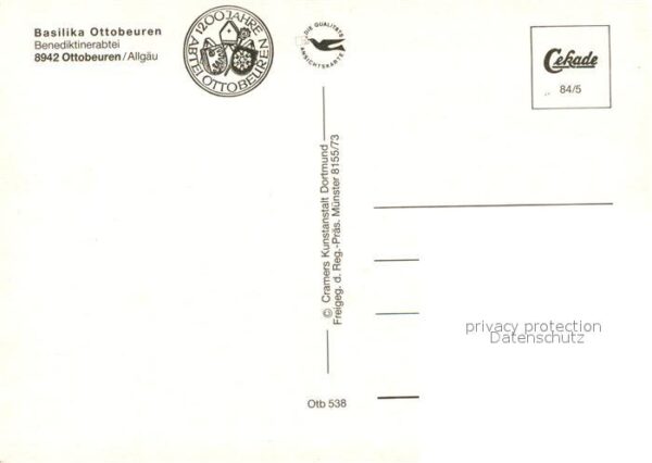 Ottobeuren Fliegeraufnahme Basilika – Bild 2