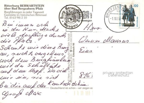 Bad Bergzabern Fliegeraufnahme Ritterburg Berwartstein – Bild 2