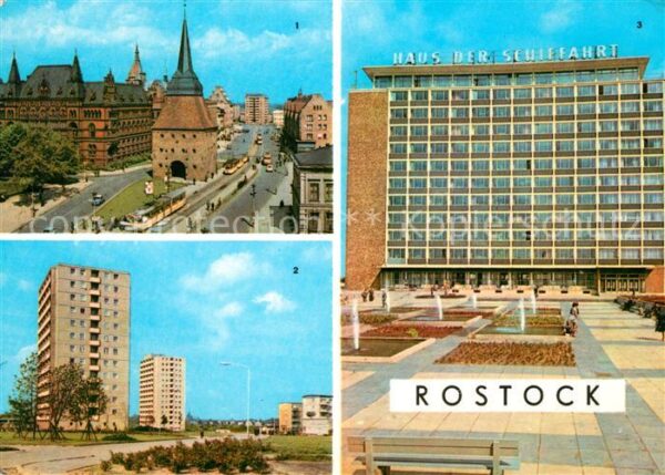Rostock Steintor Ziolkowskistrasse Haus der Sch