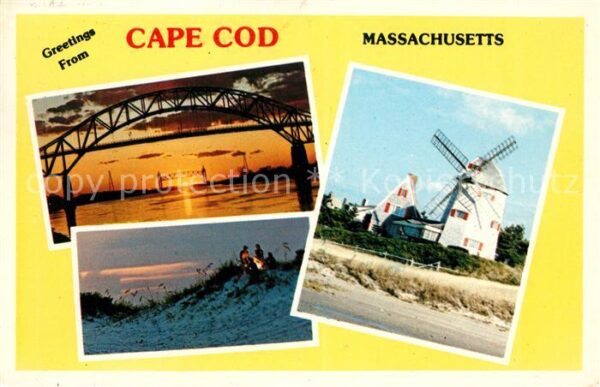 Boston Massachusetts Cape Cod Windmühle Brücke