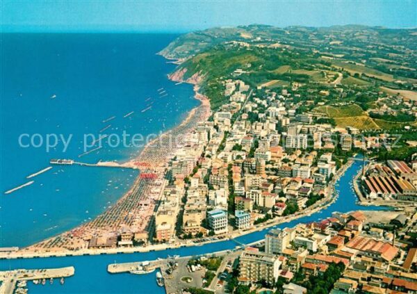 Gabicce Mare Fliegeraufnahme