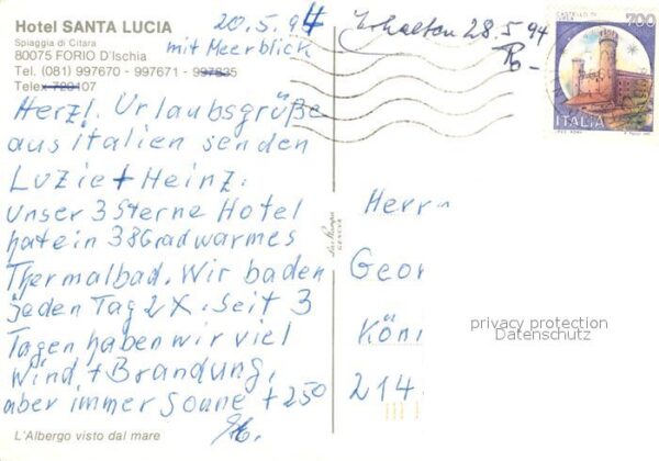 Forio d Ischia Hotel Santa Lucia – Bild 2