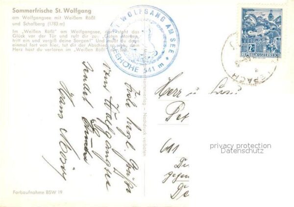 St Wolfgang Salzkammergut Weissen Rössl Schafberg – Bild 2