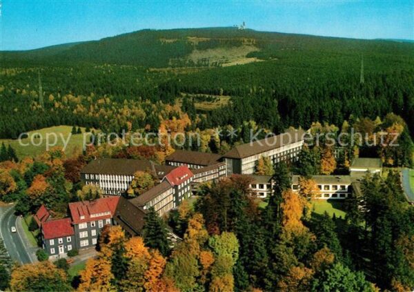 Clausthal-Zellerfeld Fliegeraufnahme Fachklinik Erbprinzenta