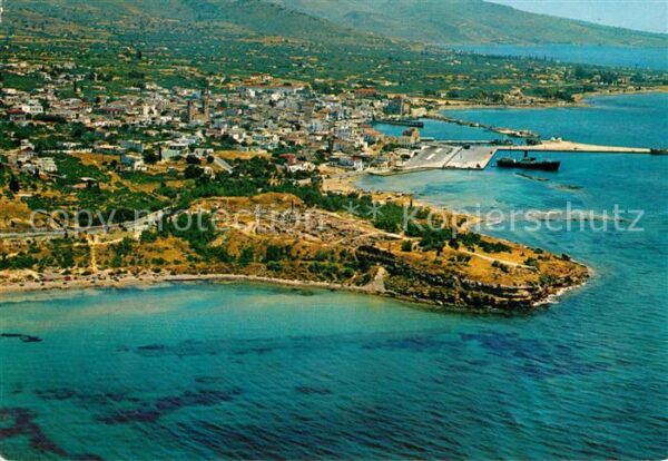 Aegina Egina Fliegeraufnahme Apollotempel