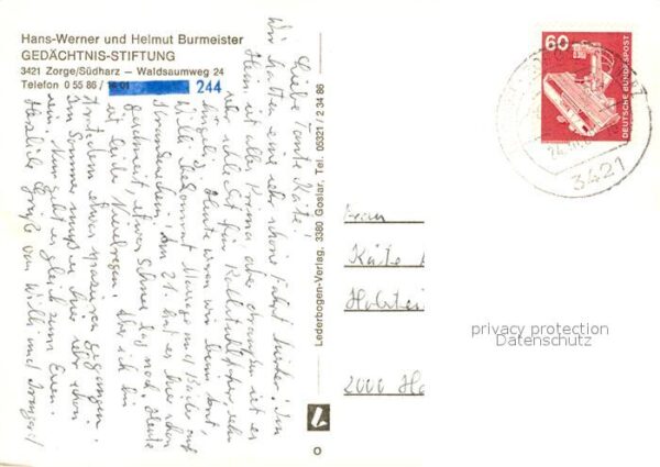 Zorge Gurmeister-Gedächtnisstiftung – Bild 2