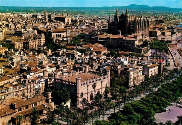 Palma de Mallorca Fliegeraufnahme Paseo de Sangrera Lonja