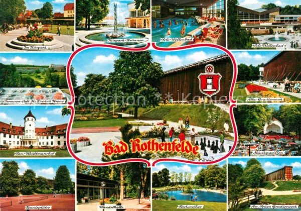 Bad Rothenfelde Neuen Gradierwerk -terrassen-Cafe Hs. D