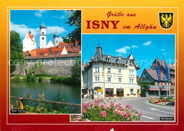 Isny Allgaeu Marktplatz Drei Türme