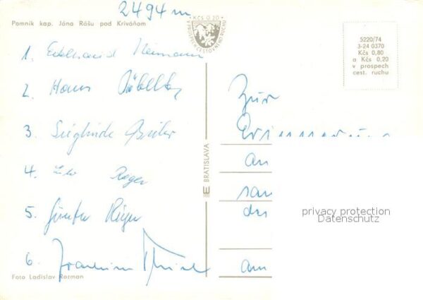 Krivan Pomnik Jan Rasu – Bild 2