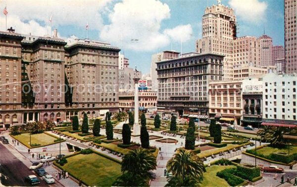San Francisco California Union Square Admiral George Dewey Monum