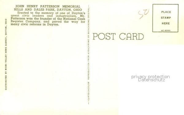 Dayton Ohio John Henry Patterson Memorial Hills and – Bild 2
