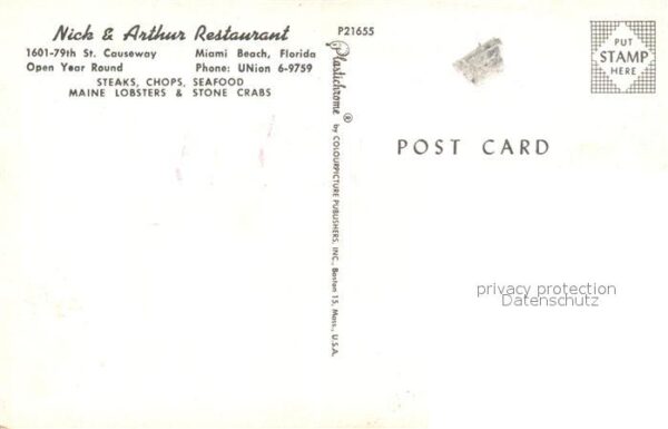 Miami Beach Nick & Arthur Restaurant – Bild 2