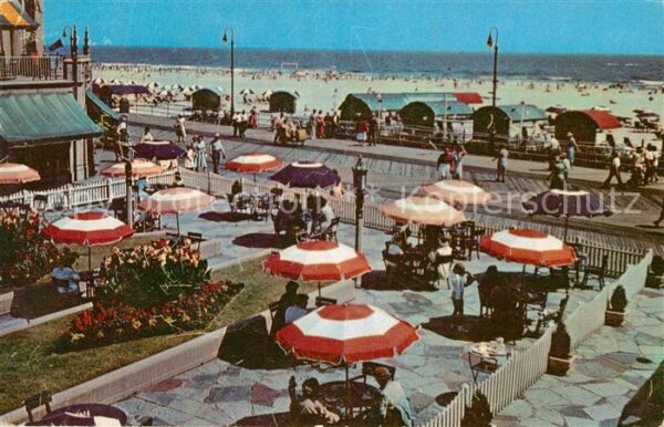Atlantic City New Jersey Denis Hotel Terrace Beach