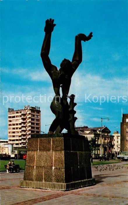 Rotterdam Monument Mei 1940 Verwoeste Stad Denkma