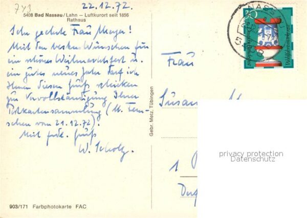 Bad Nassau Rathaus Fachwerkhaus – Bild 2