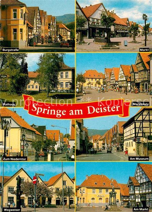 Springe Deister Burgstrasse Markt Rathaus Marktplatz Zu