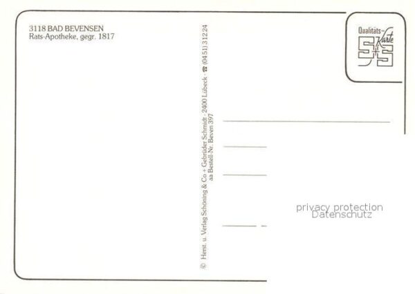 Bad Bevensen Ratsapotheke gegründet 1817 – Bild 2