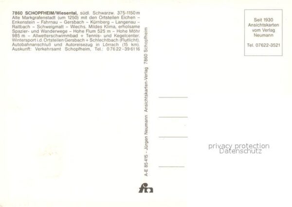 Schopfheim Stadthalle Marktplatz Viehmarkt Stadtpa – Bild 2
