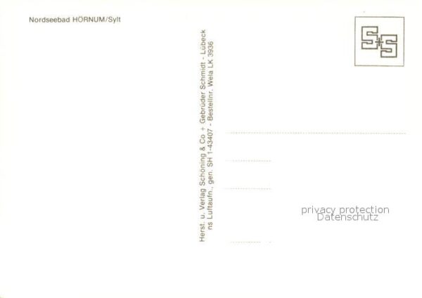 Hoernum Sylt Nordseebad Fliegeraufnahme – Bild 2