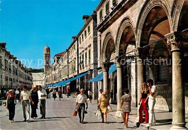 Dubrovnik Ragusa Innenstadt Arkaden