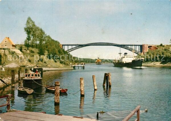 Kiel Nord Ostsee Kanal und Levensauer Hochbr