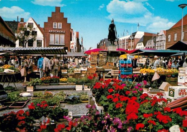 Husum Nordfriesland Wochenmarkt Denkmal