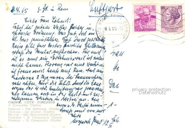 Firenze Florenz Citta d_Incanto Il Campanile Glockentur – Bild 2