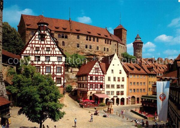Nuernberg Albrecht Dürer Haus Altstadt Fachwerkha