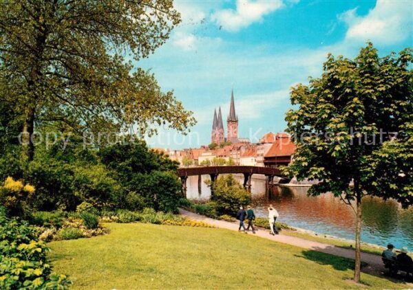 Luebeck Partie an der Trave