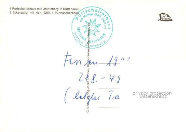 Purtschellerhaus Hoher Goell Berghaus am Hohen Göll Berchtesgadener – Bild 2