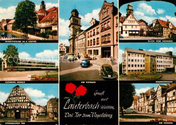 Lauterbach Hessen Tor zum Vogelsberg Schrittsteine Schule
