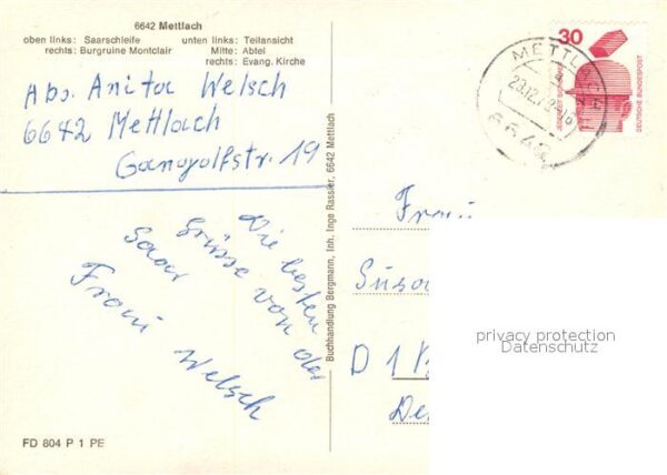 Mettlach Landschaftspanorama Saarschleife Burgru – Bild 2