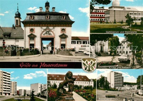 Heusenstamm Torbau Gymnasium Sternwarte Kirche Rath