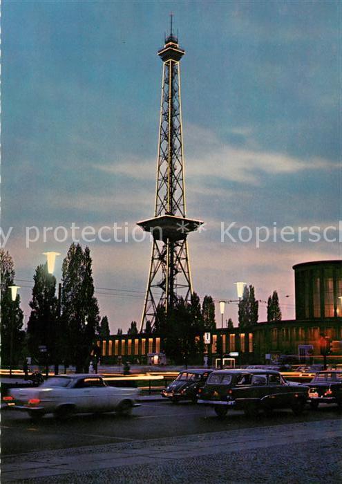 Berlin Funkturm am Abend