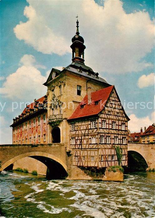Bamberg Altes Rathaus Fachwerk Historisches Geb