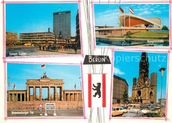 Berlin Europacenter Hochhaus Kongresshalle Kai