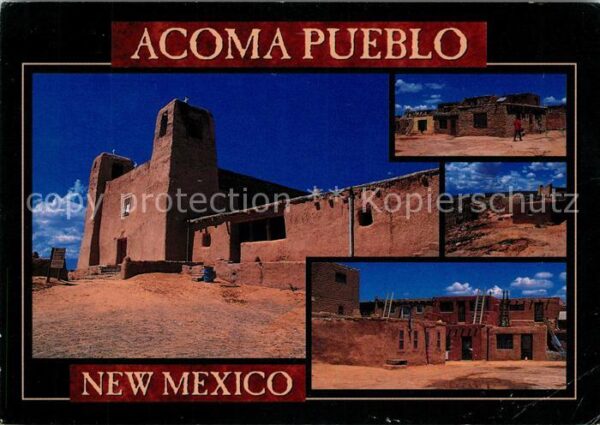 Acoma Pueblo Enchanted Mesa huge monolith