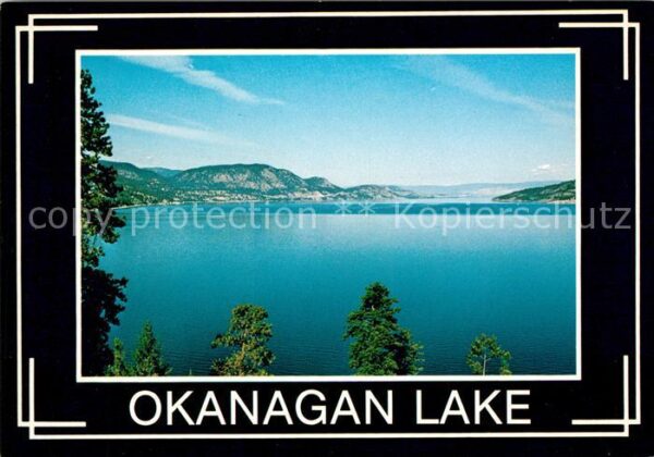 Peachland British Columbia Panorama Okanagan Lake Mountains
