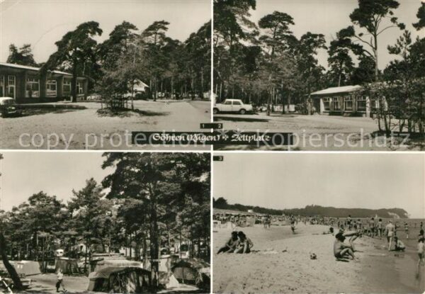 Goehren Ruegen Kaufhalle Gasthaus Zur Düne Strand am Z
