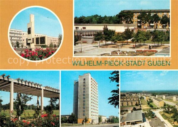 Guben Wilhelm Pieck Stadt Monument Stadtpark