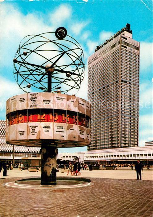 Berlin Alexanderplatz Weltzeituhr Interhotel S