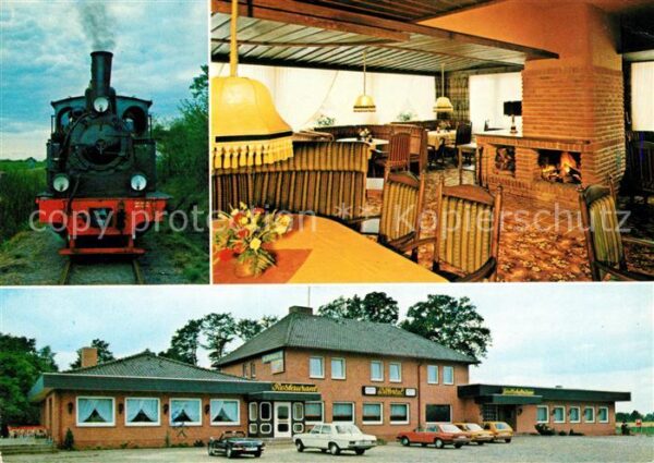Vilsen Restaurant Dillertal Kamin Dampflokomot