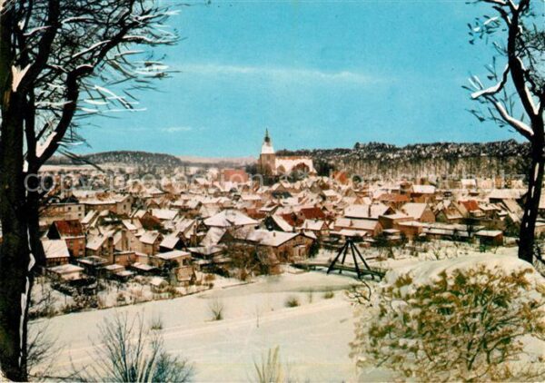 Moelln Lauenburg Stadtpanorama im Winter