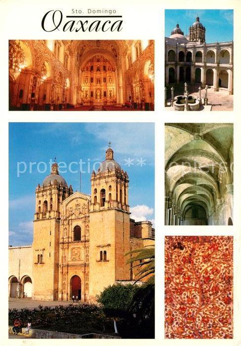 Oaxaca Varias vistas de la iglesia y del excon
