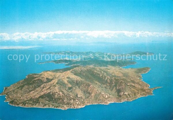 Isola d Elba Veduta dall aereo