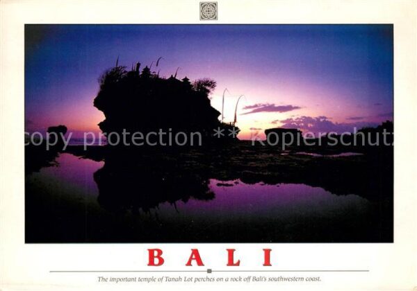 Bali Indonesien Temple of Tanah Lot
