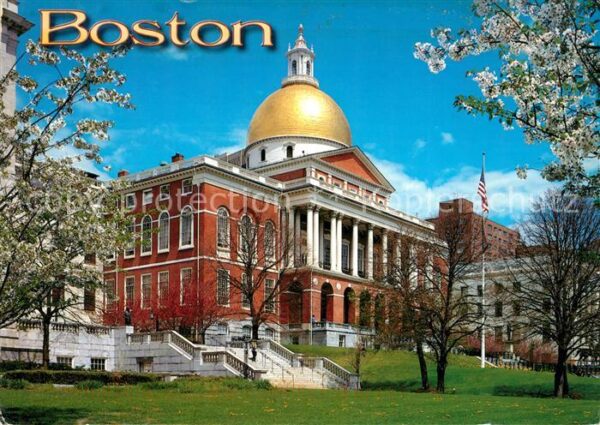 Boston Massachusetts The State House on Freedom Trail Museum
